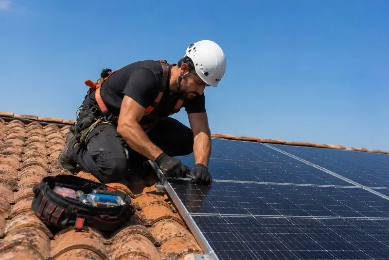 Maintenance et monitoring de panneaux solaires à Val-d'Izé