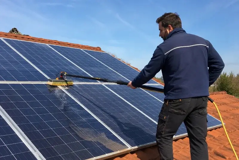 Nettoyage et entretien de panneaux solaires à Val-d'Izé